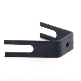 Stamping Part OEM High Quality Custom U Shaped Sheet Metal Black Stamping Bending Aluminum Stainless Steel Bracket